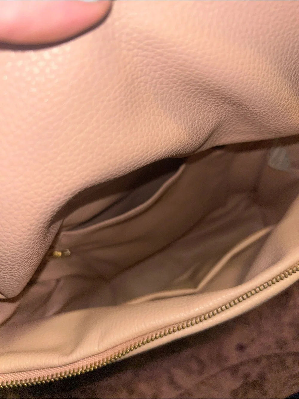 Fawn Design Blush Pink Leather Backpack